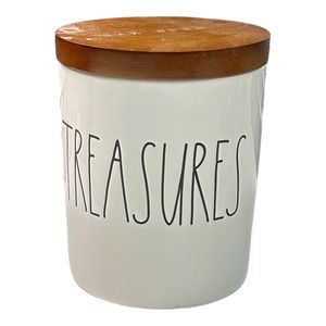 Rae Dunn "TREASURES" Cellar Canister